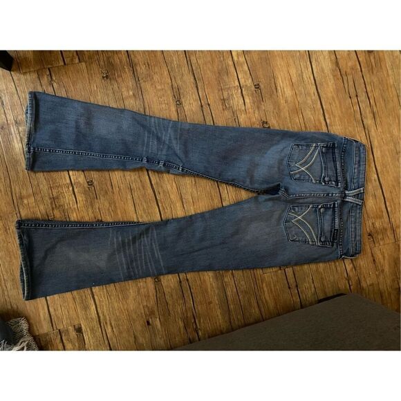 William Rast Women's Denim Flared Jeans Blue Size 25 - Picture 2 of 6